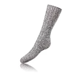 Grey unisex winter socks Bellinda NORWEGIAN STYLE SOCKS