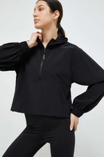Tréningová mikina Calvin Klein Performance Essentials čierna farba, s kapucňou, jednofarebná