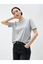 Koton Basic T-Shirt Short Sleeve Crew Neck