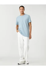 Koton Basic T-shirt. Slim Fit Crew Neck Short Sleeved Cotton.