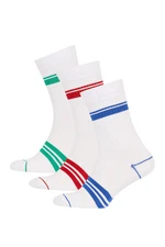 Men Defacto Fit 3 Pack Cotton Long Socks