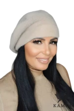 Berretto da donna Kamea Kamea_Beret_K.22.004.04_Dark_Beige
