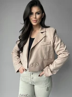 Jacket beige By la la cxp1200.beige