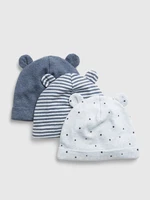 GAP Baby Caps with Ears, 3pcs - Boys