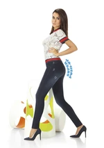 Leggings da donna Bas Bleu 252-MADDIE DEEPBLUE