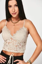 Top beige Och Bella BI-8335. R12