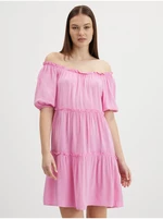 Růžové šaty JDY Amour - Dámské