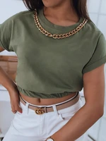 Women's blouse FABIANA khaki Dstreet