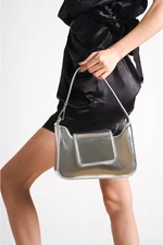 Capone Outfitters Shoulder Bag - Silver-colored - Plain