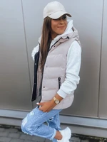 Women's vest ARSEL beige Dstreet