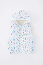 DEFACTO Baby Girls Water Repellent Hooded Inflatable Vest