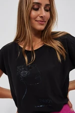 Moodo women's T-shirt - black