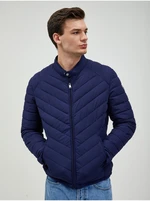 Dark blue Men's Quilted Jacket Guess - Men