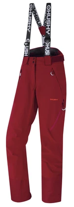 Women's ski pants HUSKY Mitaly L burgundy