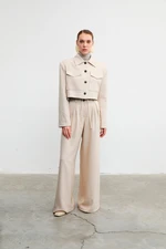 VATKALI Lace Up Wide Leg Trousers