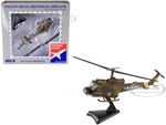 Bell UH-1 Iroquois "Huey" Helicopter "MEDEVAC" United States Army 1/87 (HO) Diecast Model by Postage Stamp