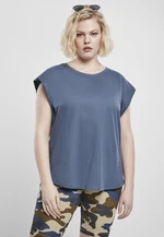 Women's T-shirt Basic Shaped Vintageblue