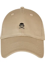 C&S Plain Curved Cap Beige