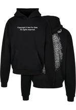 Ultraheavy Oversize Hoodie Fingerprint Black