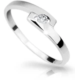 Cutie Diamonds Elegantní prsten z bílého zlata s briliantem DZ6725-1284-00-X-2 48 mm