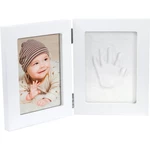 Happy Hands Double Frame Small sada na otisk miminka White 10 cm x 15 cm + 13 cm x 17 cm 1 ks