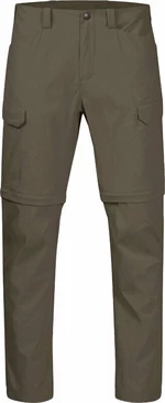 Bergans Utne ZipOff Pants Men Green Mud/Dark Green Mud XL Outdoorové kalhoty