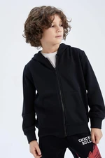 DEFACTO Boy Hooded Cardigan