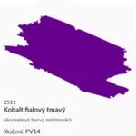 Akvarelová barva Umton 2,6ml – 2511 violeť kobaltová tmavá