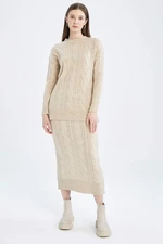 DEFACTO Regular Fit Tricot Skirt