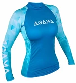 Agama Aqua Lady Hemd Blau M