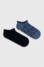 Ponožky Calvin Klein 2-pak pánske, čierna farba, 701218714