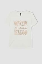 DEFACTO Traditional Regular Fit Crew Neck Short Sleeve T-Shirt