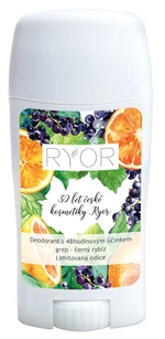 RYOR Deodorant s 48hodinovým účinkem a vůní grepu a černého rybízu 50 ml RYOR Deodorant s 48hodinovým účinkem a vůní grepu a černého rybízu 50 ml