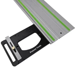 Fonson Aluminum Alloy Track Saw Square Guide Rail Square Woodworking 90 Degree Right Angle Guide Plate Square Cutting Ev