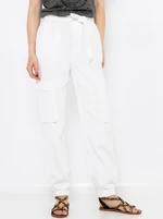 White trousers with tie CAMAIEU - Ladies