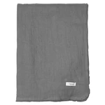 Ubrus 160x200 cm Broste GRACIE - tmavě šedý