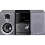 Panasonic SC-PM602EG-S stereo systém Bluetooth, DAB+, CD, UKW, USB,  2 x 20 W strieborná