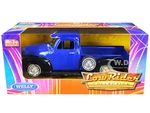 1953 Chevrolet 3100 Pickup Truck Blue and Black "Low Rider Collection" 1/24 Diecast Model Car by Welly