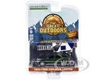 2022 Ford Explorer Limited Green Metallic with Modern Rooftop Tent "The Great Outdoors" Series 2 1/64 Diecast Model Car by Greenlight