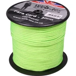 Padáková šňůra - paracord na cívce Web-tex® 3 mm, 100 metrů - Neon Green (Farba: Neon Green)