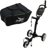 Axglo TriLite 3-Wheel SET Black/White Chariot de golf manuel