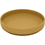 Petite&Mars Take&Match Silicone Plate talíř s přísavkou Intense Ochre 6 m+ 1 ks