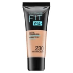 Maybelline Foundation Matte + Poreless 230 Natural Buff podkład w płynie z ujednolicającą i rozjaśniającą skórę formułą 30 ml