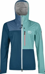Ortovox 3L Ortler Jacket W Petrol Blue L Chaqueta de esquí