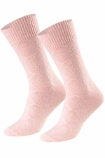 Steven 093-037 světle růžové Dámské ponožky 35/37 světle růžová