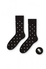 Steven 056-149 černé Pánské ponožky 42/44 černá