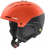 UVEX Stance Mips Fierce Red/Black Mat 54-58 cm Casco de esquí