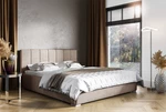 Čalouněná postel Tornero 180x200cm, béžová Jasmine