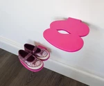 Polička na dětské boty J-ME Footprint, růžová