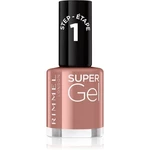 Rimmel Super Gel gélový lak na nechty bez použitia UV/LED lampy odtieň 033 R&B Rose 12 ml